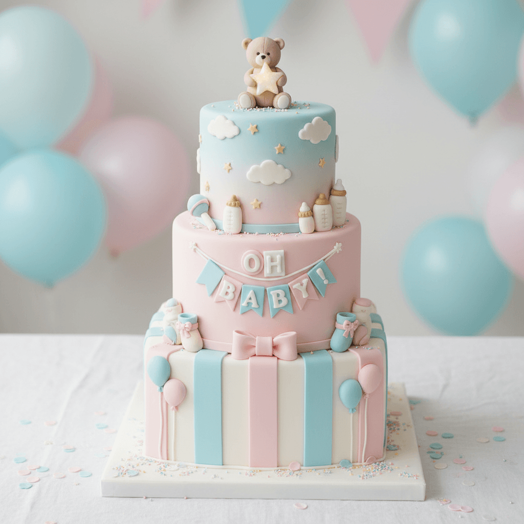 Baby shower cakes
