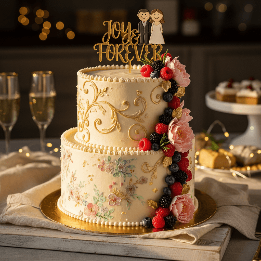 Colorful customized cake design