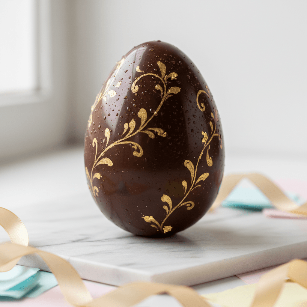 Luxury wrapped hamper with premium eggless desserts and elegant presentation