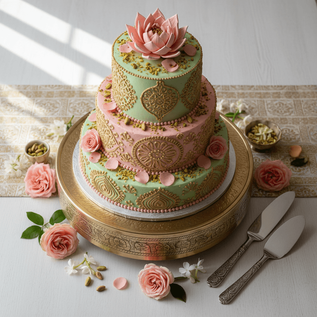Premium eggless selection wedding cake